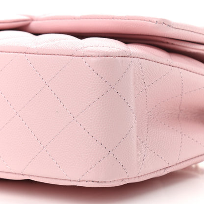 Chanel Caviar Quilted Medium Double Flap Light Pink 10 of 10