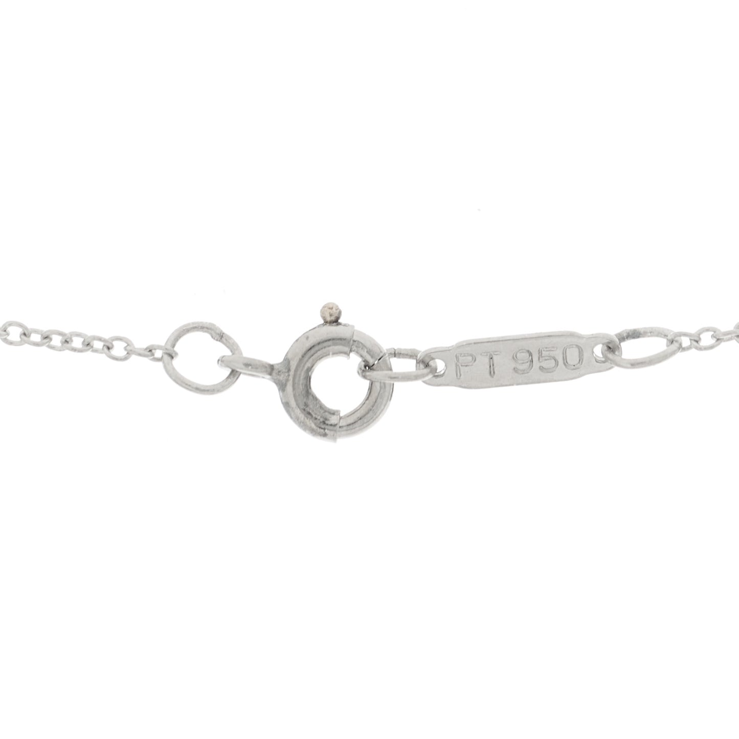 Platinum Diamond Small Cross Pendant Necklace