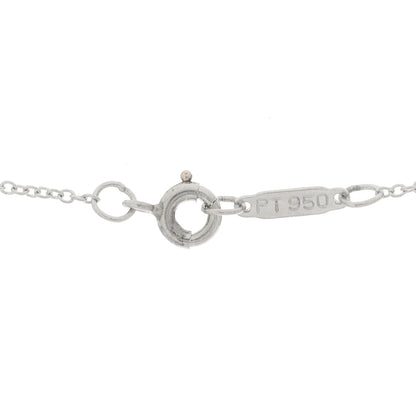Tiffany Platinum Diamond Small Cross Pendant Necklace 4 of 7