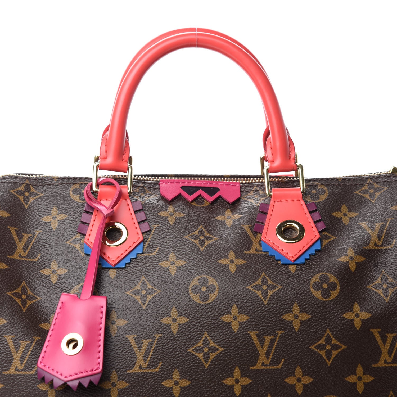 Louis Vuitton Monogram Totem Speedy 30 Flamingo 10 of 10