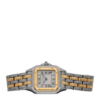 Cartier Stainless Steel 18K Yellow Gold 22mm Panthere Quartz Watch 2 of 5