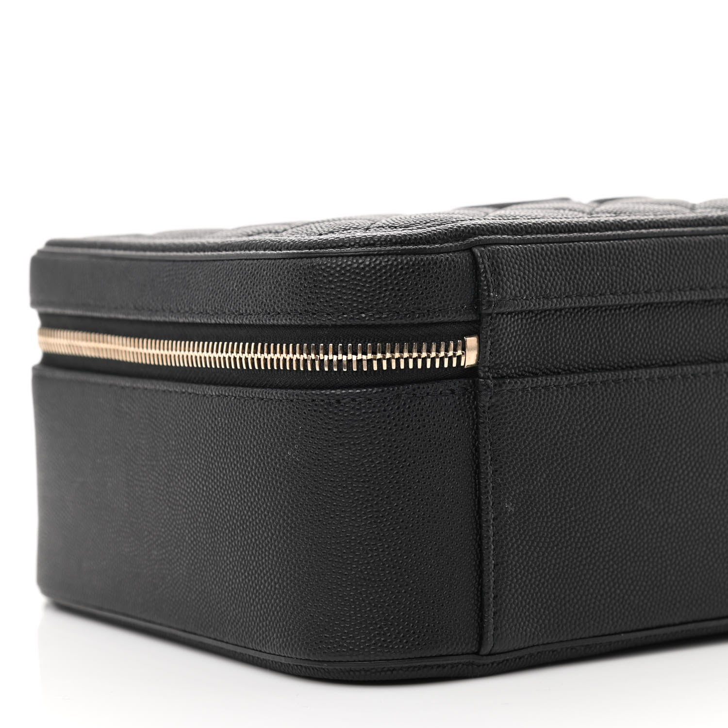 Chanel Caviar Quilted Medium CC Filigree Vanity Case Black 11 of 15