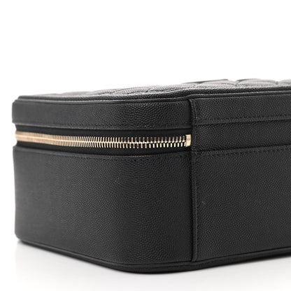 Chanel Caviar Quilted Medium CC Filigree Vanity Case Black 11 of 15