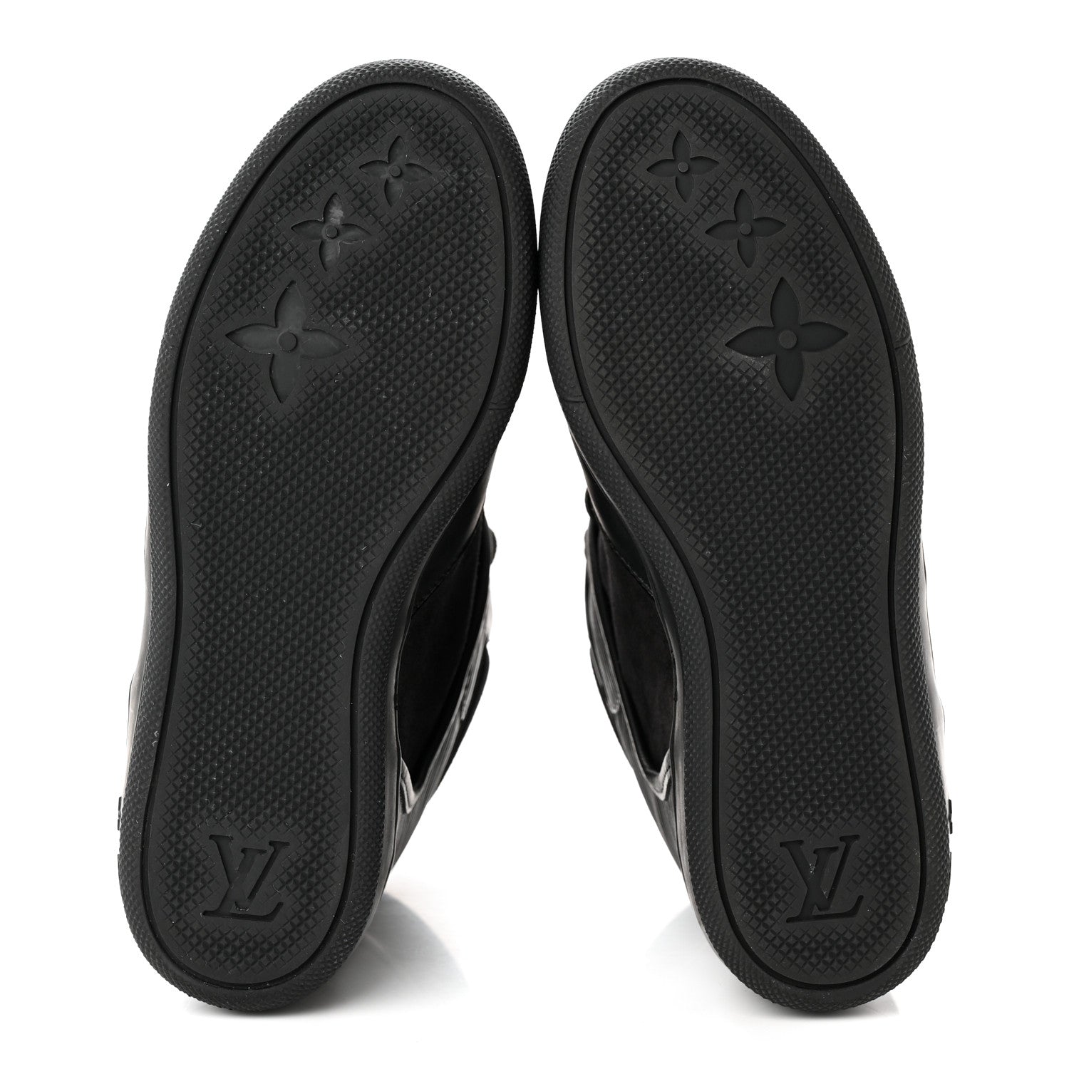 Louis Vuitton Epi Suede Postmark Wedge Sneakers 36 Black 5 of 8