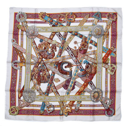 Hermes Silk Le Songe De La Licorne Scarf 90 1 of 4