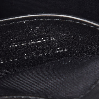 Saint Laurent Sheepskin Matelasse Chevron Monogram Medium College Bag Black 7 of 11