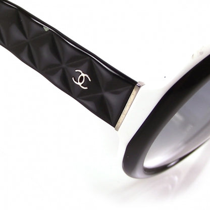 Chanel Quilted CC Mod Sunglasses 5120 Black/White 4 of 9