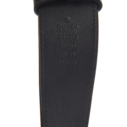 Gucci Calfskin Double G 40mm Belt 80 32 Black 4 of 7