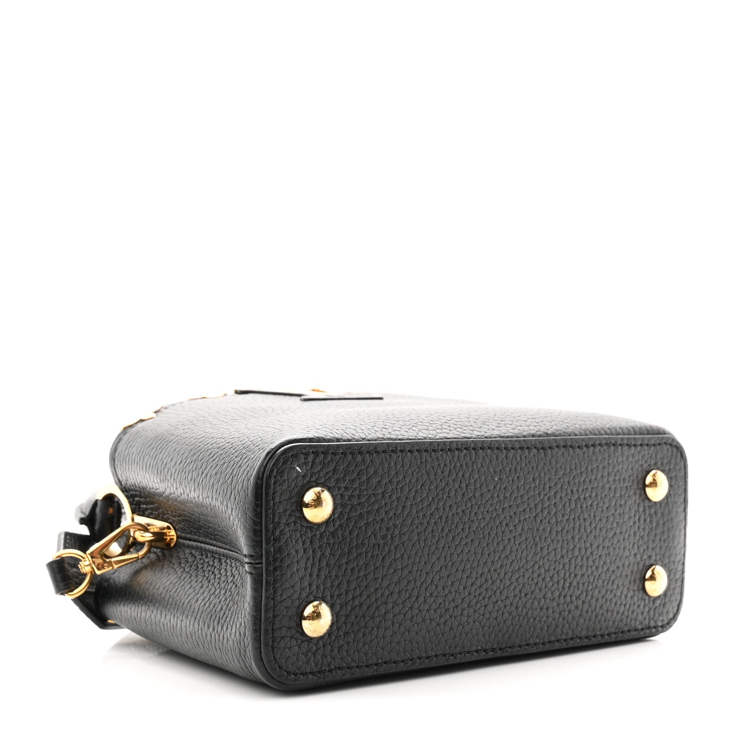 Louis Vuitton Taurillon Embellished Flower Crown Capucines Mini Black 4 of 9