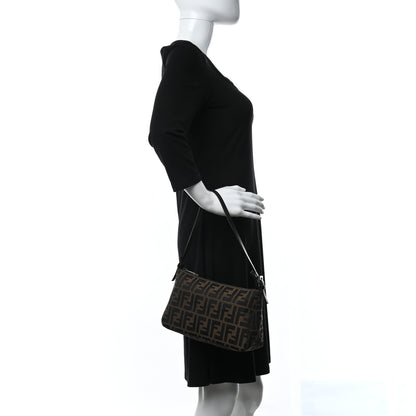 Fendi Zucca Pochette Tobacco Moro 2 of 9