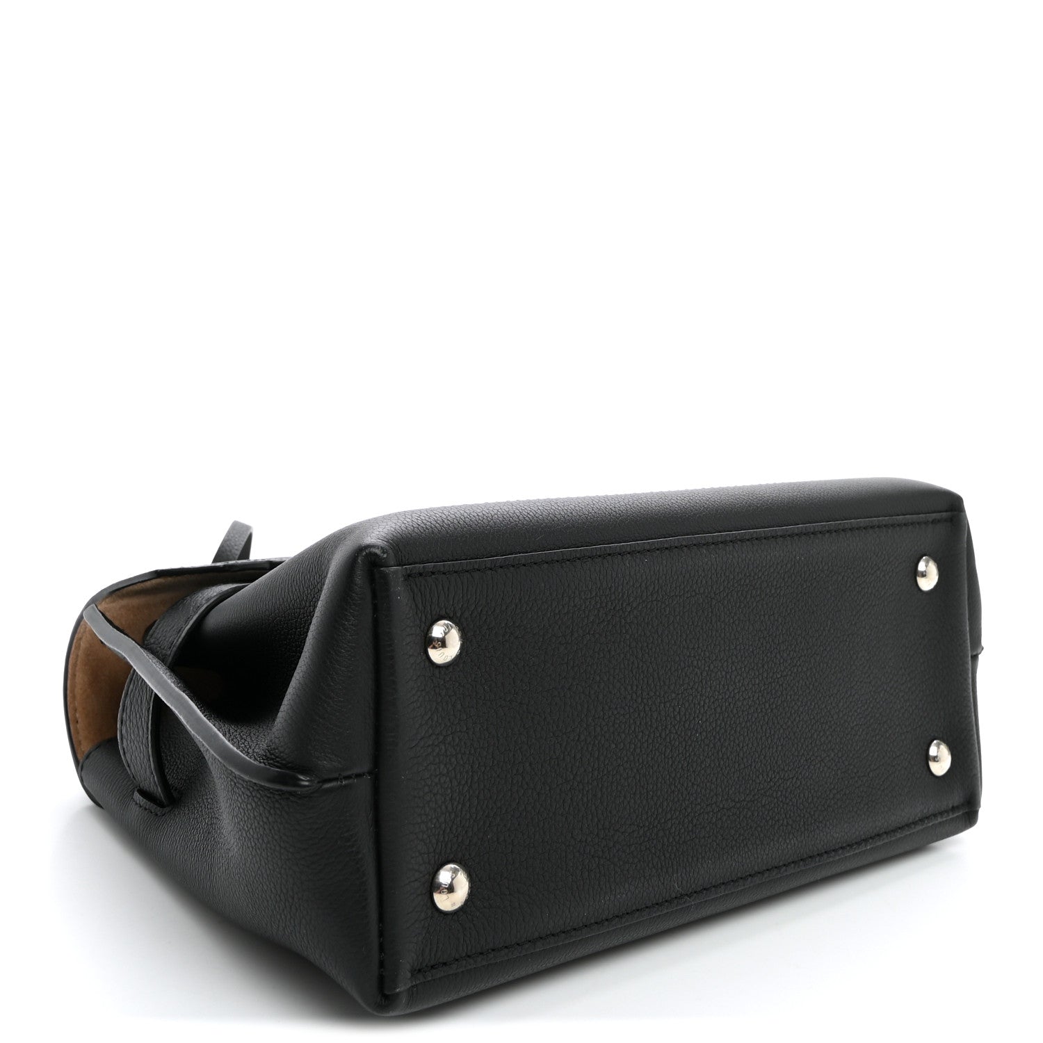 Louis Vuitton Calfskin Lockme Ever BB Black 3 of 8