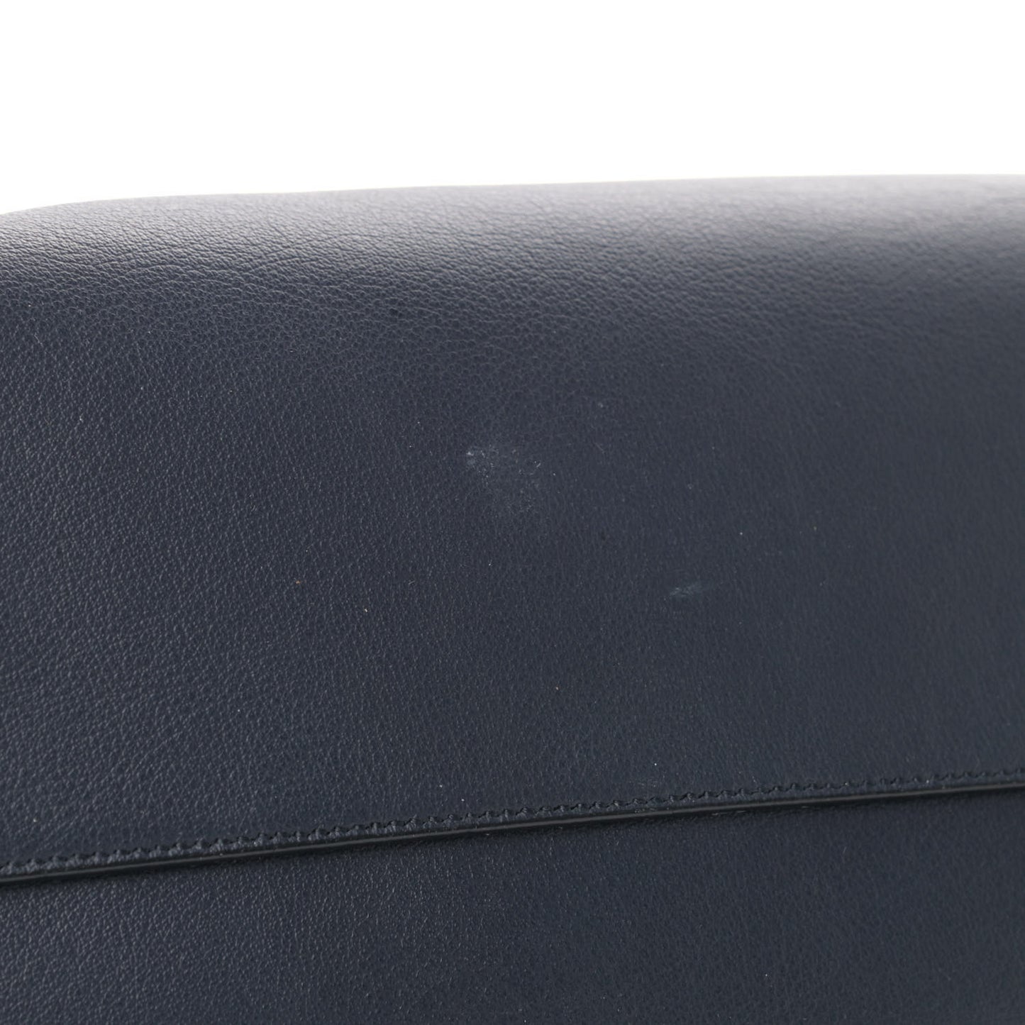 Calfskin Shopping Tote Navy
