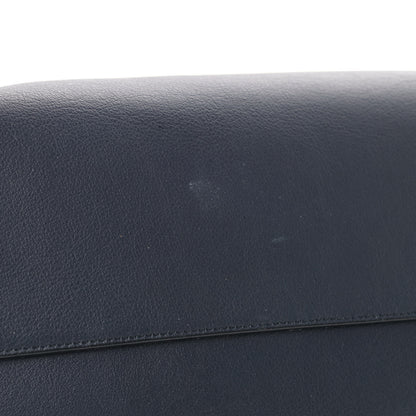 Saint Laurent Calfskin Shopping Tote Navy 5 of 7