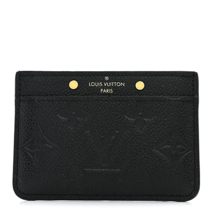 Louis Vuitton Empreinte Card Holder Black 1 of 7
