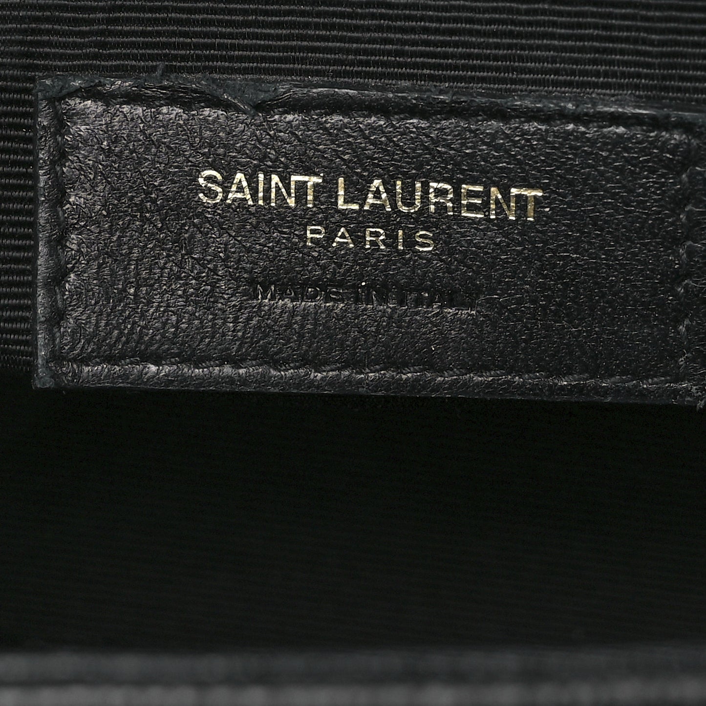 Textured Calfskin Medium Classic Monogram Universite Bag Black