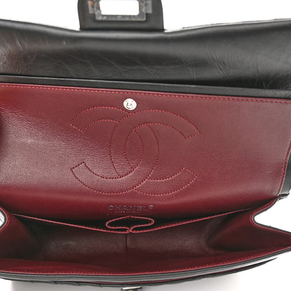Chanel Aged Calfskin Chevron Quilted 2.55 Reissue 226 So Black 5 of 10