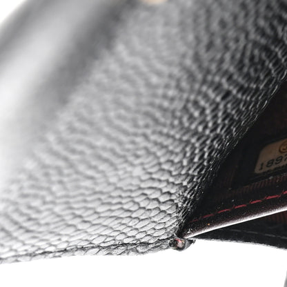 Chanel Caviar Quilted Large Gusset Flap Wallet Black 8 of 10