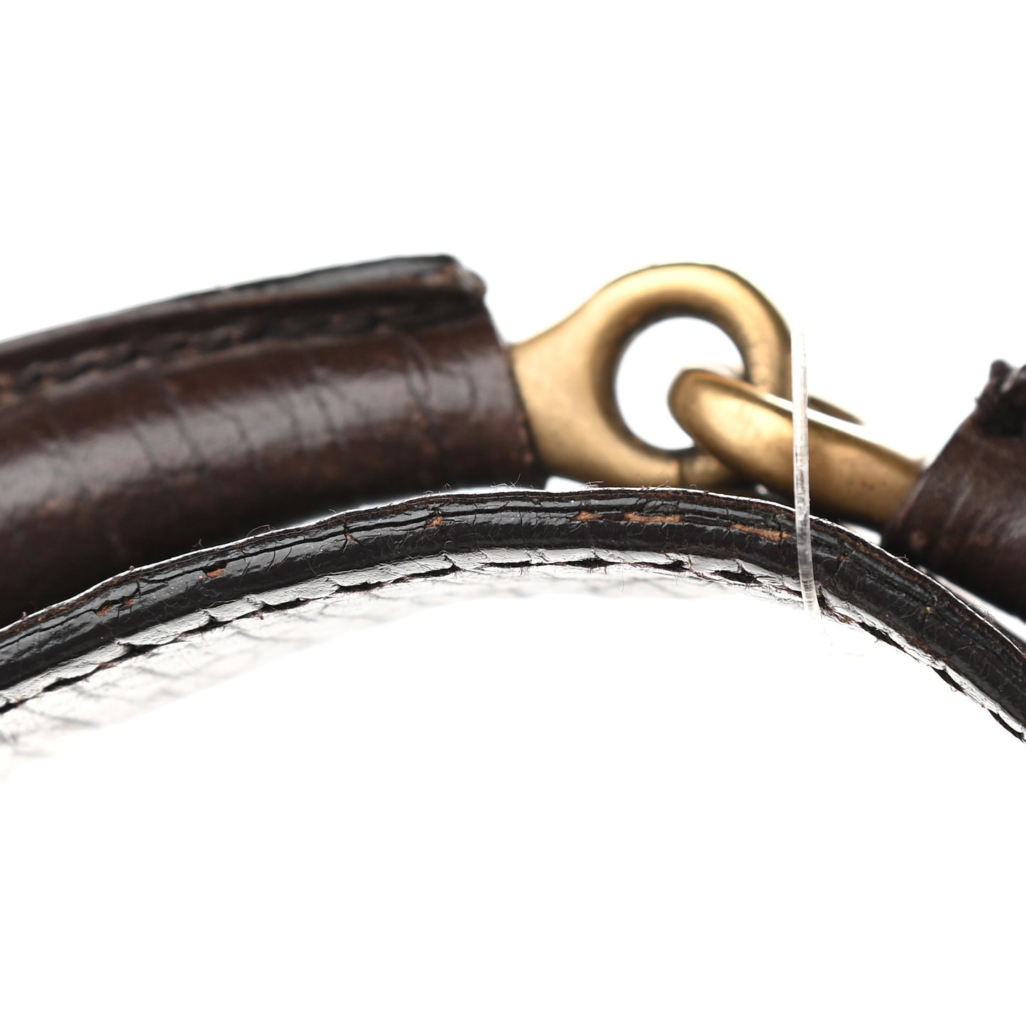 Monogram Medium Horsebit Chain Hobo Dark Brown
