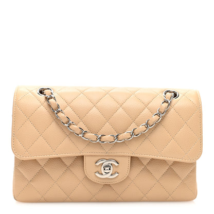 Chanel Caviar Quilted Small Double Flap Beige 1 of 11