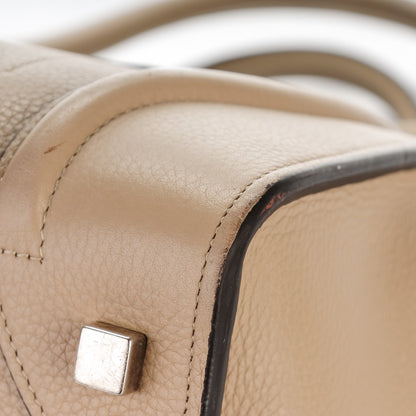 Celine Drummed Calfskin Mini Luggage Dune 9 of 9