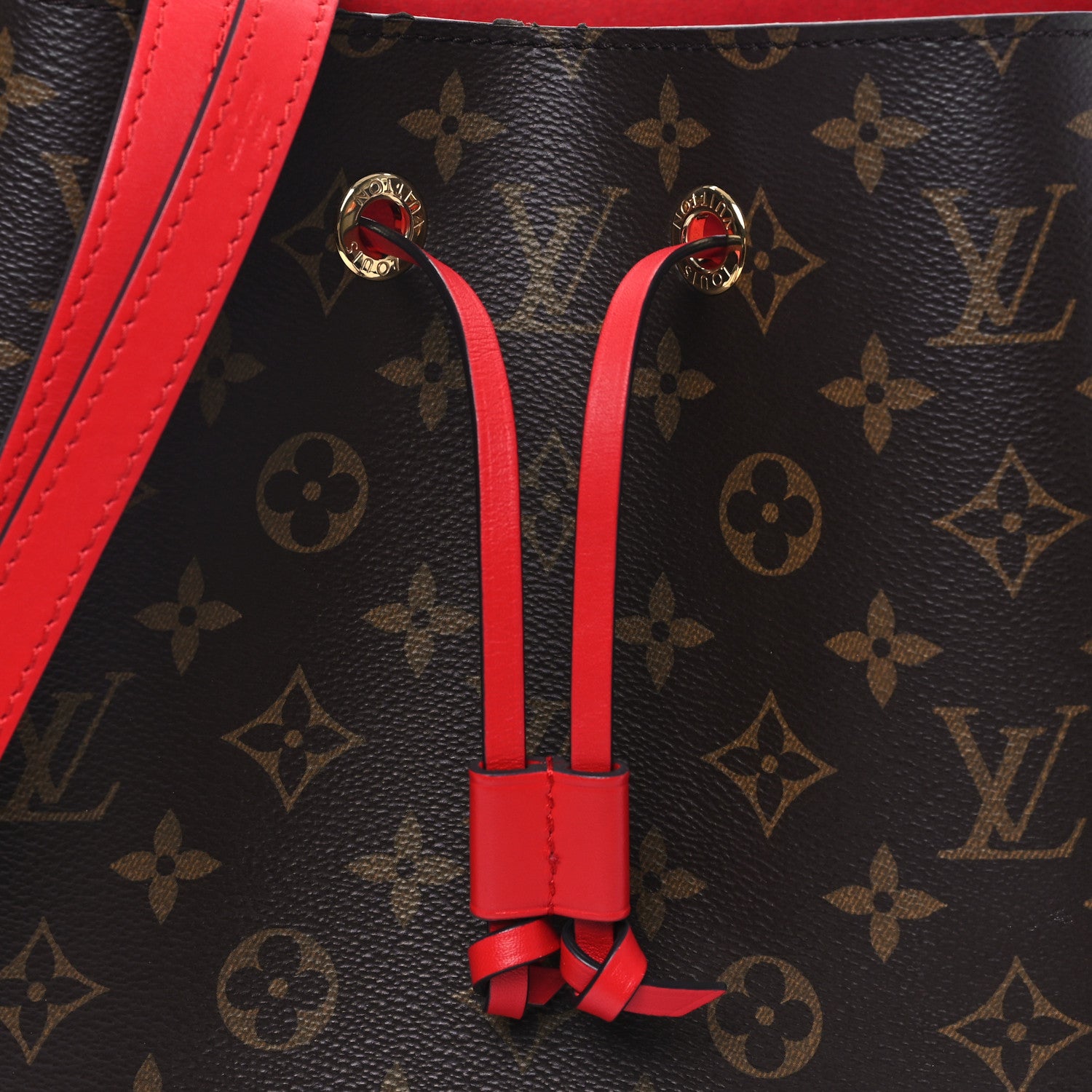 Louis Vuitton Monogram Neonoe MM Coquelicot 7 of 12