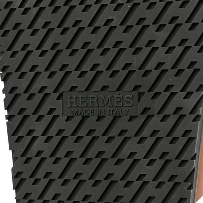 Hermes Calfskin Mens Chypre Sandals 43 Gold 8 of 10