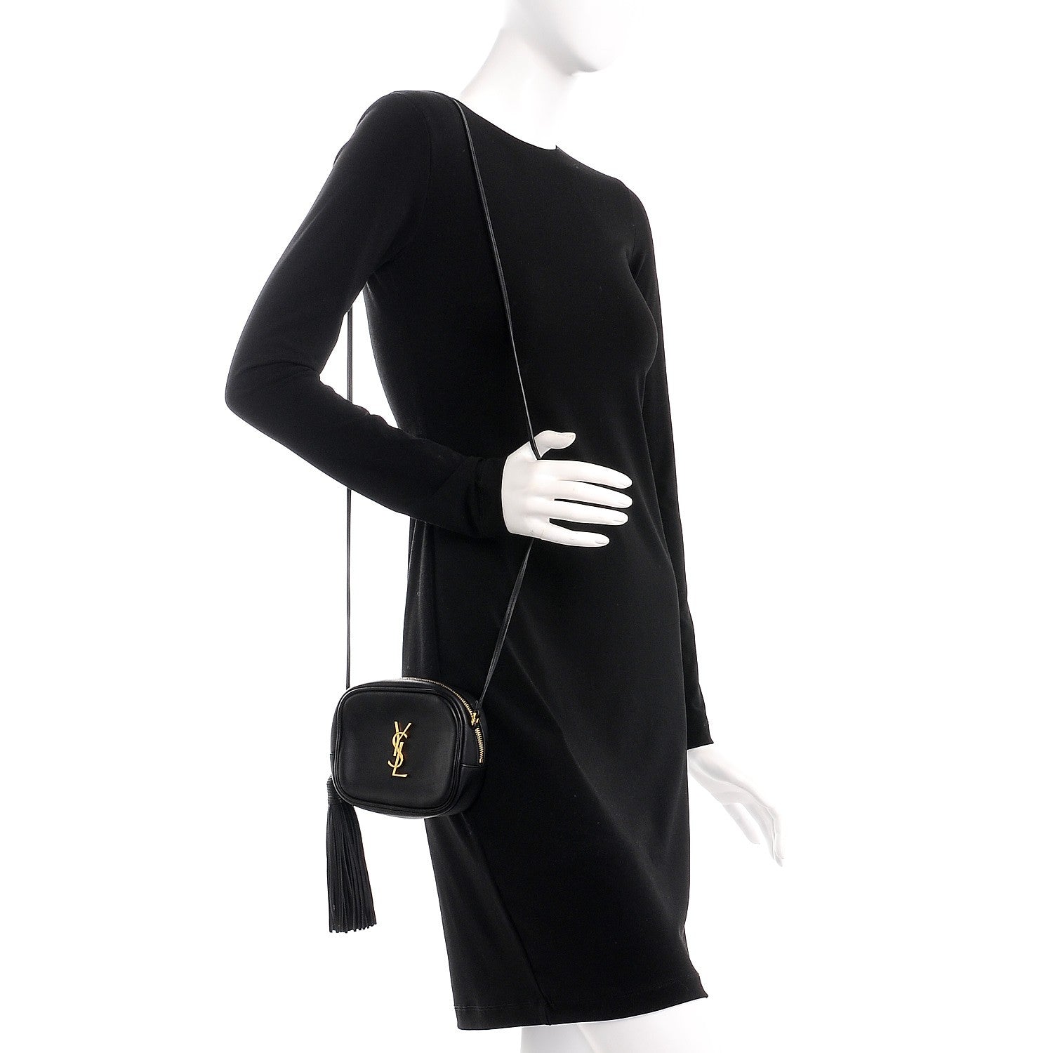 Saint Laurent Nappa Monogram Blogger Bag Black 2 of 8