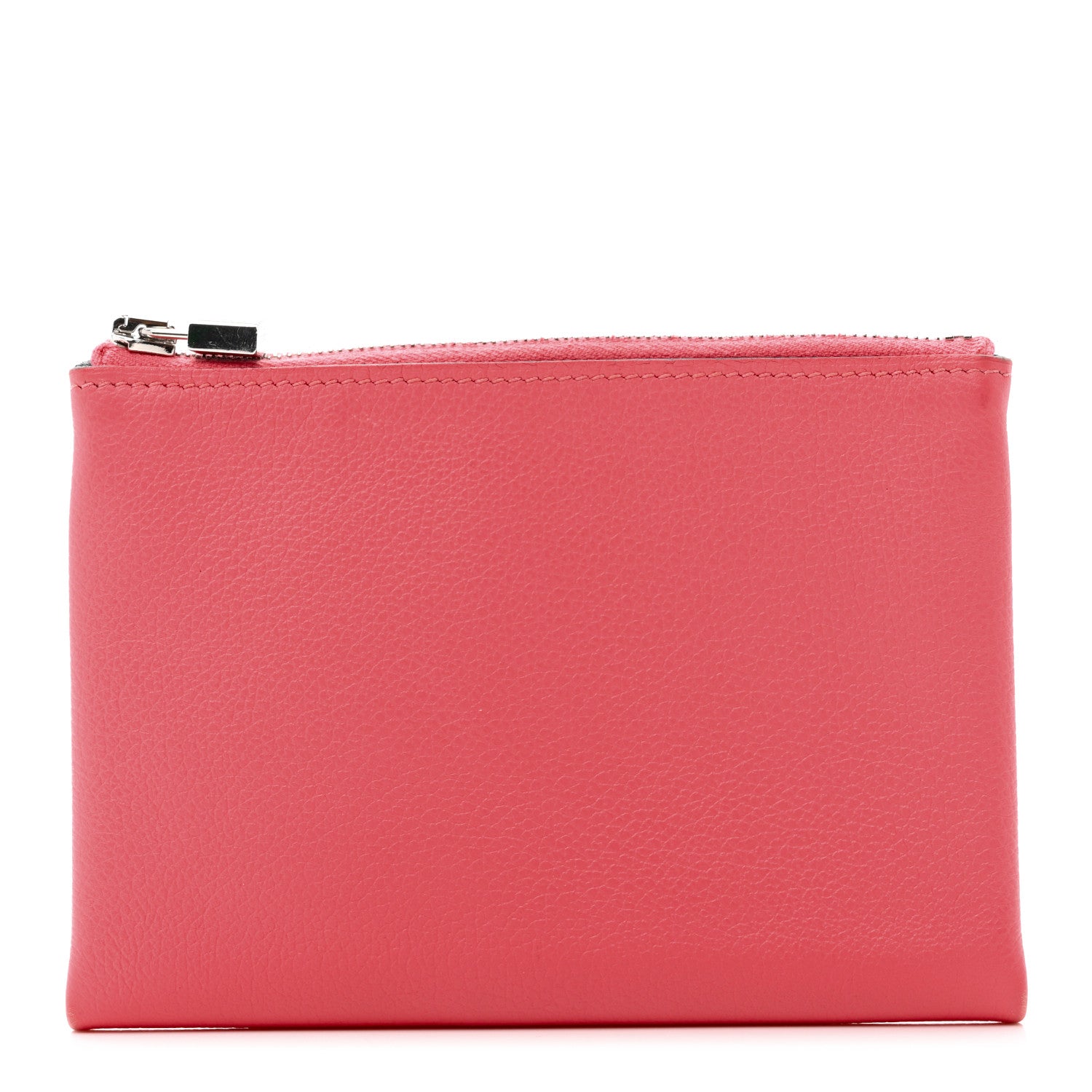 Hermes Evercolor Small Atout Pouch Rose Azalee Vert Cypress 1 of 8