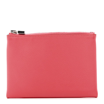Hermes Evercolor Small Atout Pouch Rose Azalee Vert Cypress 1 of 8