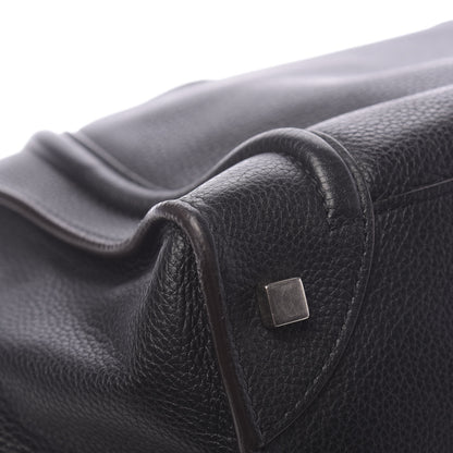 Celine Drummed Calfskin Micro Luggage Black 10 of 12