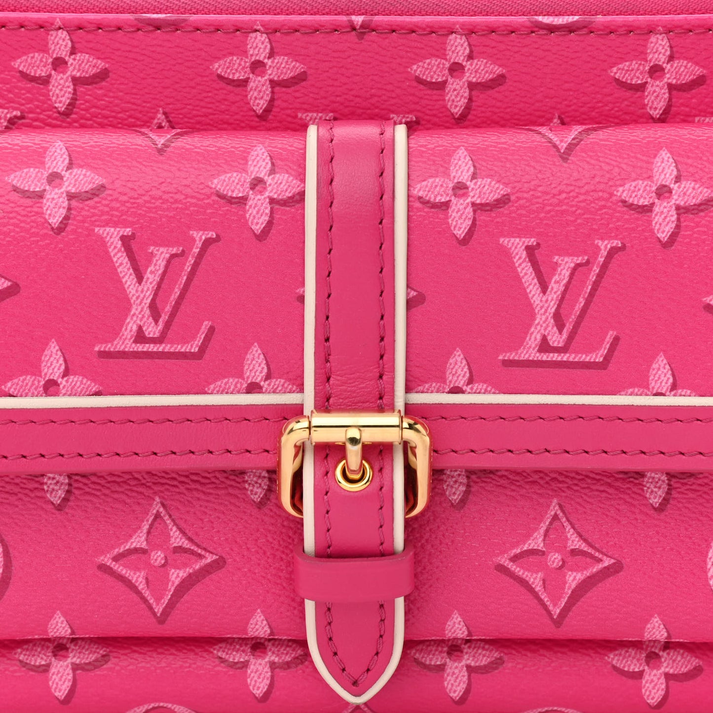 Monogram Fall For You Maxi Multi Pochette Accessories Fuchsia
