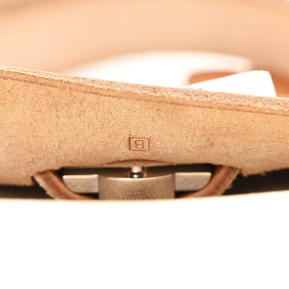 Hermes Toile Vache Calfskin Herbag 39 MM Black Natural 8 of 12