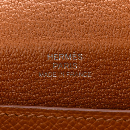 Hermes Epsom Kelly Multi Pocket Pochette To Go Gold 7 of 12