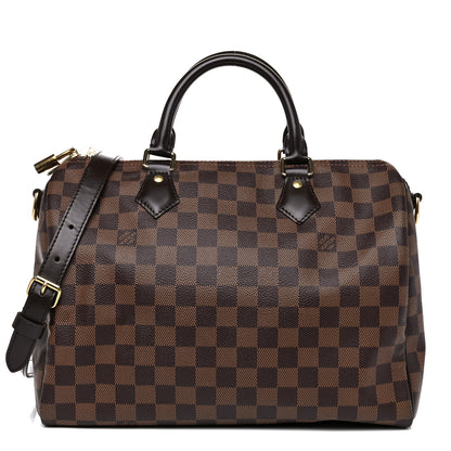 Louis Vuitton Damier Ebene Speedy Bandouliere 30 1 of 14