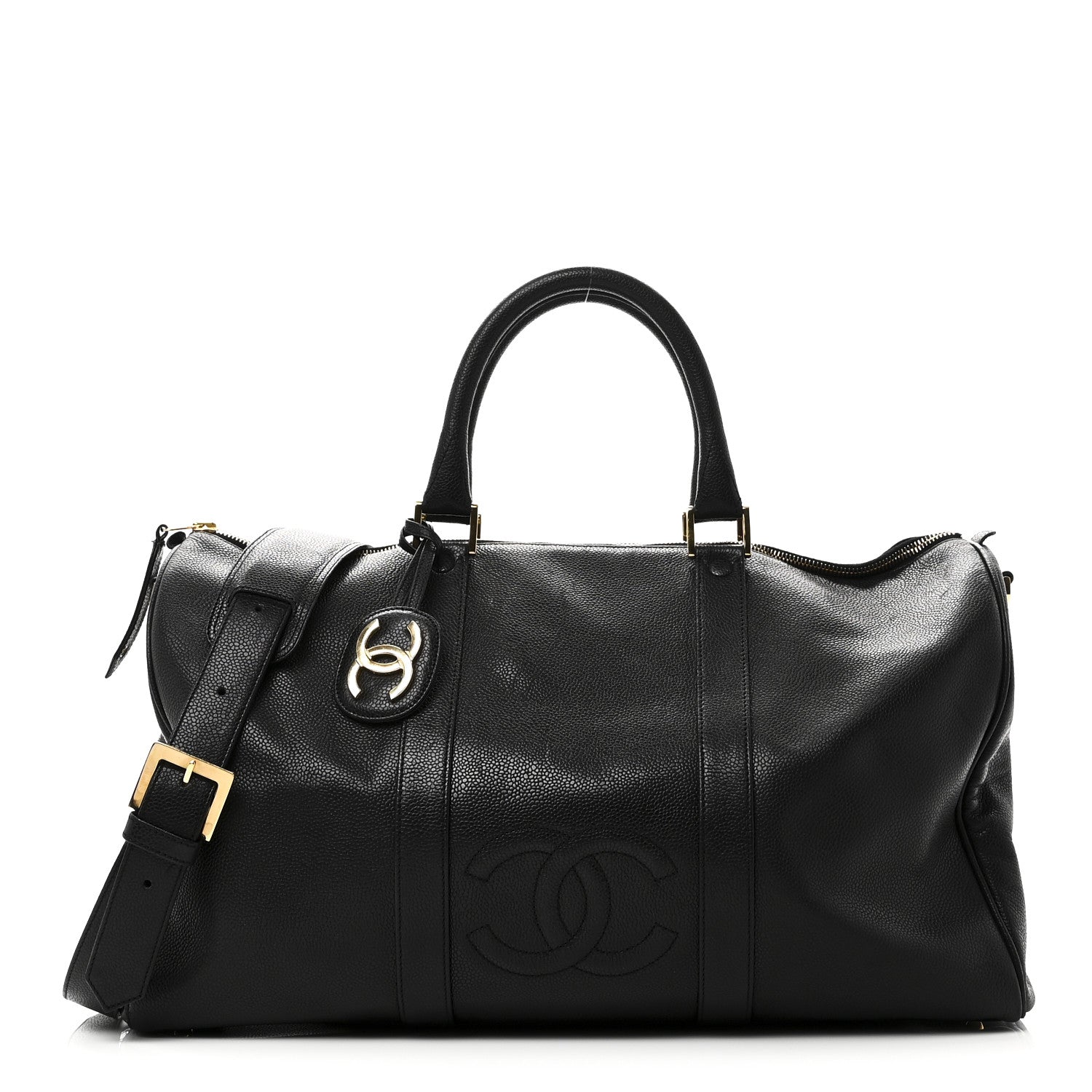 Chanel Caviar Timeless CC Duffel Bag Black 1 of 9