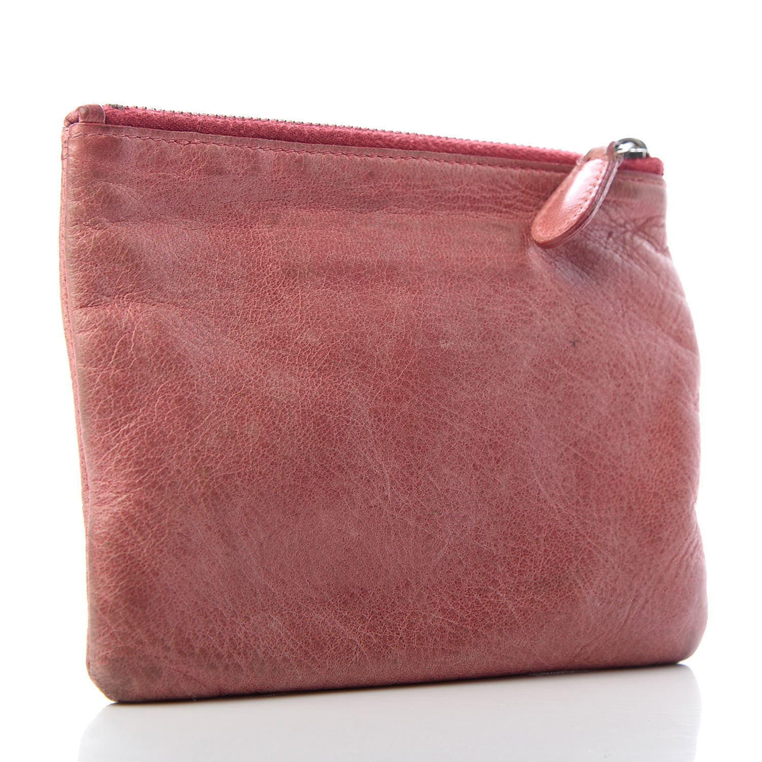 Balenciaga Agneau Giant 12 Silver Hardware M Porte-Monnaie Coin Purse Pivoine 3 of 7