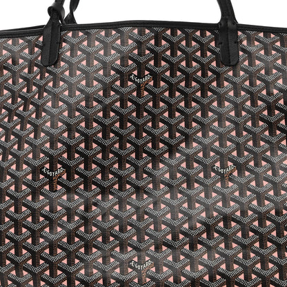 Goyard Goyardine Saint Louis Claire Voie GM Black Pink 9 of 14