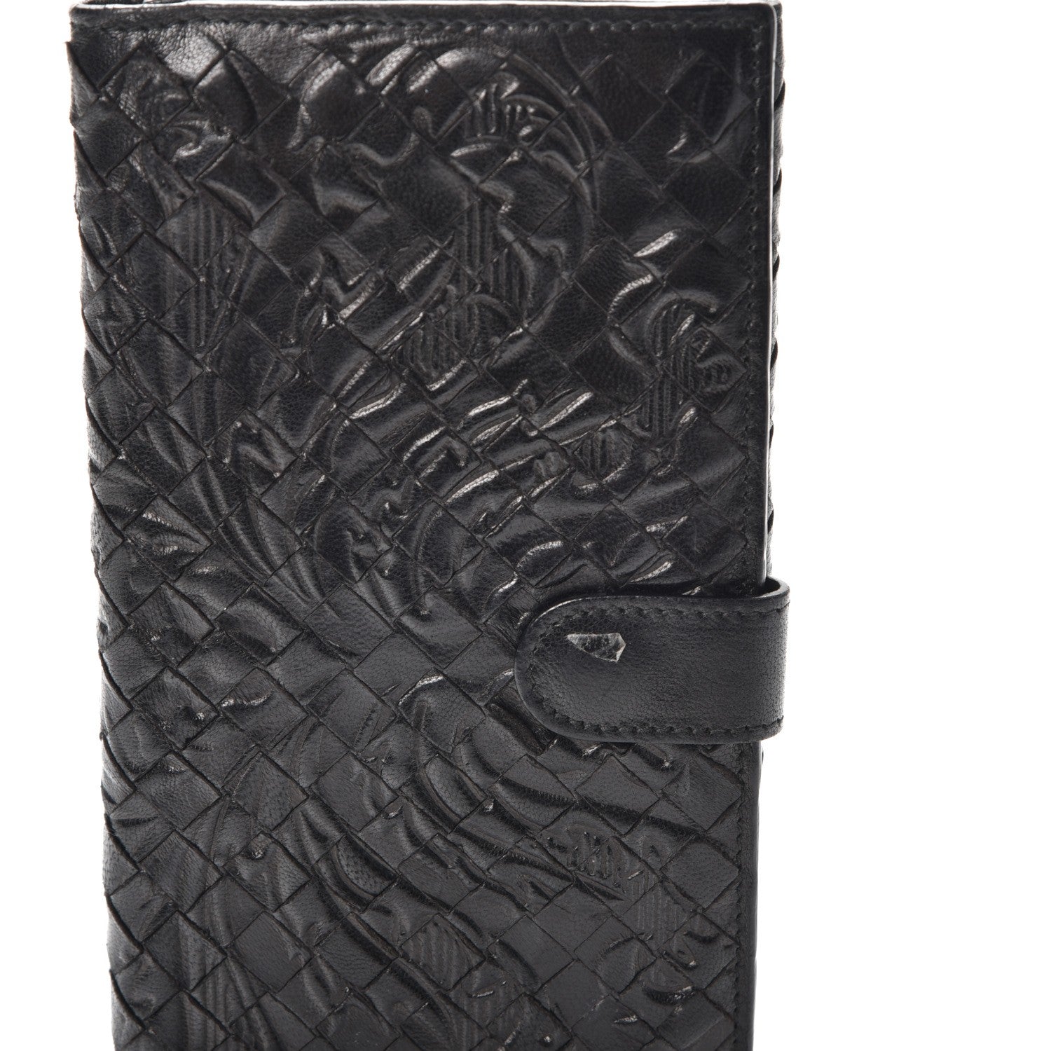 Bottega Veneta Nappa Intrecciato Embossed Continental Wallet Nero Black 10 of 12