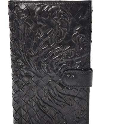 Bottega Veneta Nappa Intrecciato Embossed Continental Wallet Nero Black 10 of 12