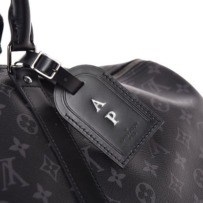 Louis Vuitton Monogram Eclipse Keepall Bandouliere 55 8 of 8