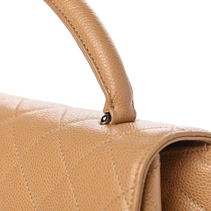 Chanel Caviar Quilted Jumbo Kelly Flap Beige 9 of 17