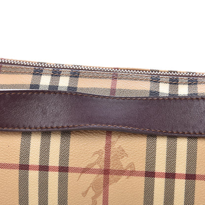 Burberry Haymarket Check Shoulder Bag Chocolate 10 of 12
