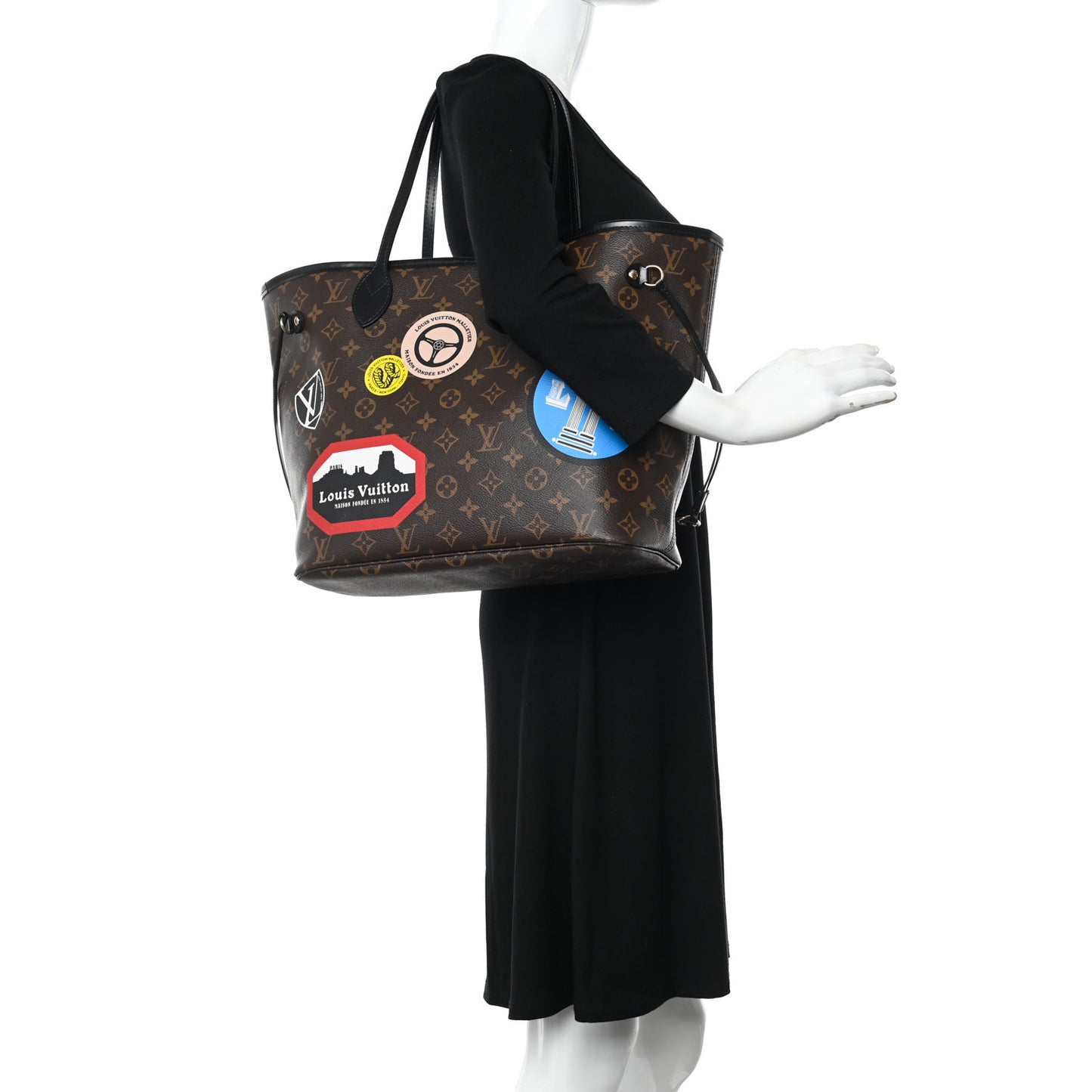 Monogram My LV World Tour Neverfull MM