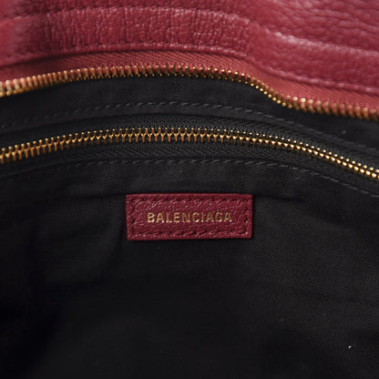 Balenciaga Chevre Gold Metallic Edge Hardware City Rouge Grenat 8 of 11