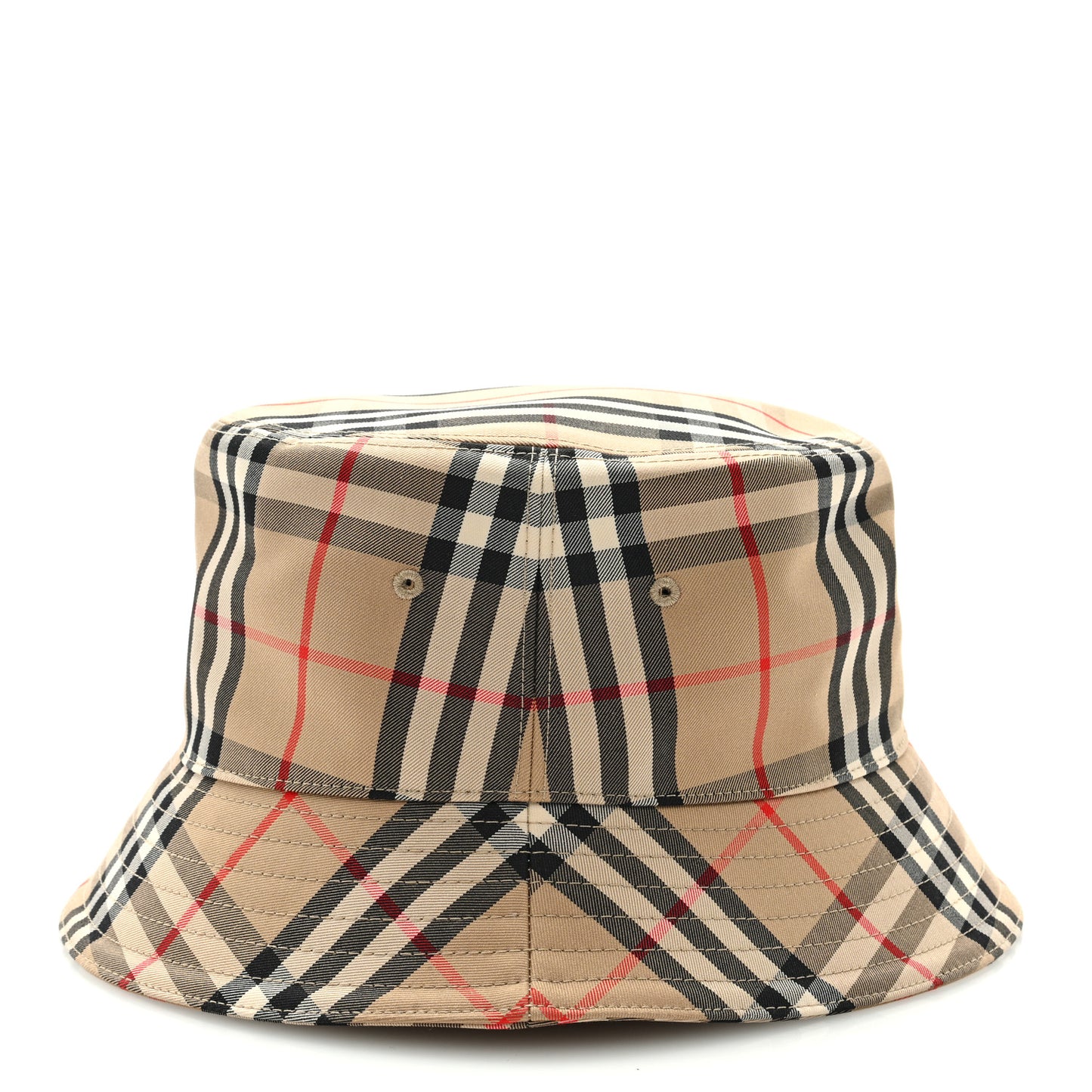Technical Cotton Vintage Check Bucket Hat XL Archive Beige