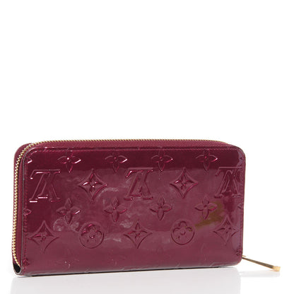 Louis Vuitton Vernis Zippy Wallet Rouge Fauviste 3 of 8