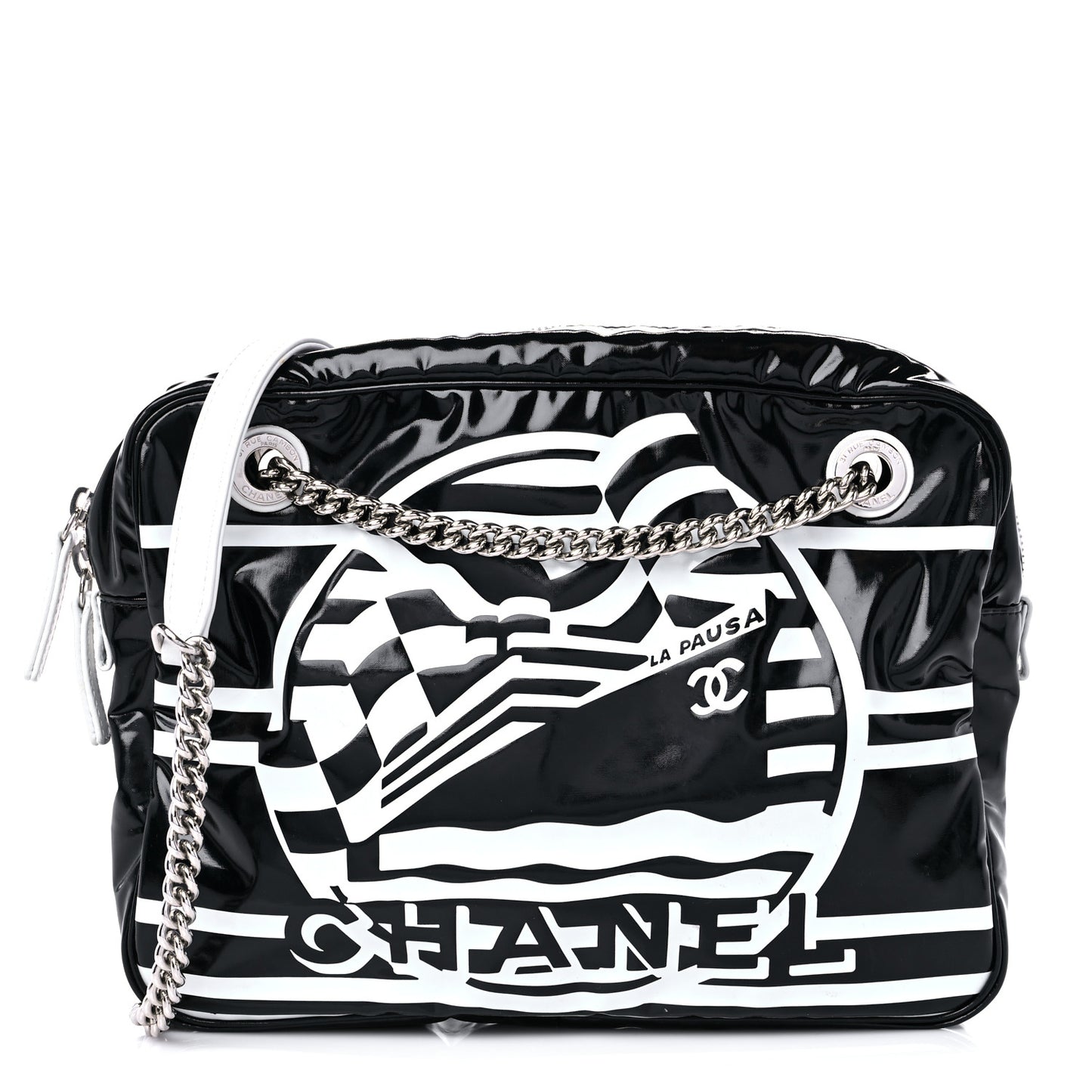 Vinyl Small La Pausa Camera Case Black