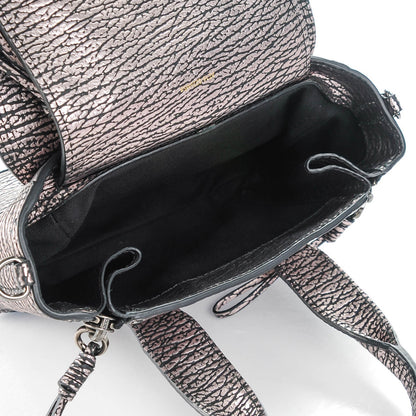 3.1 Phillip Lim 3.1 Textured Calfskin Mini Pashli Satchel Black Mauve 5 of 7