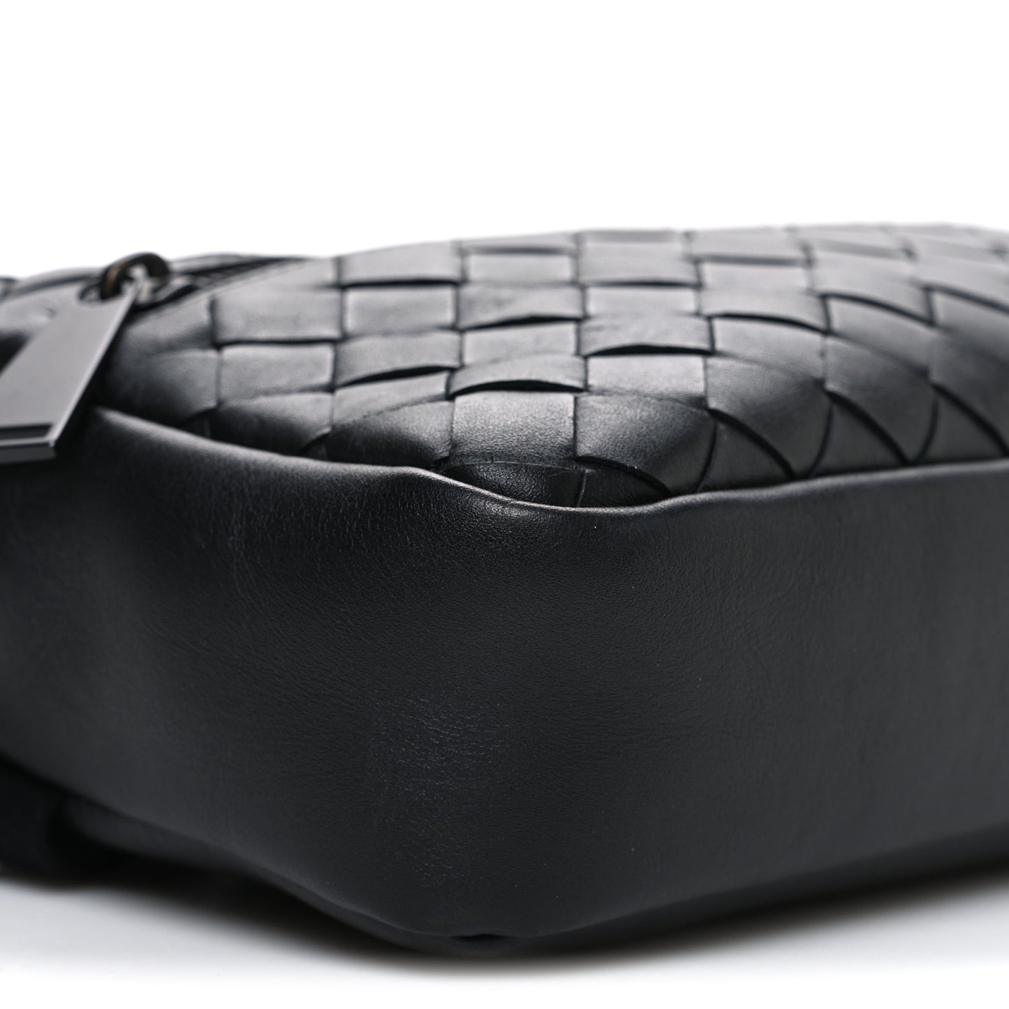 Nappa Intrecciato Belt Bag Black