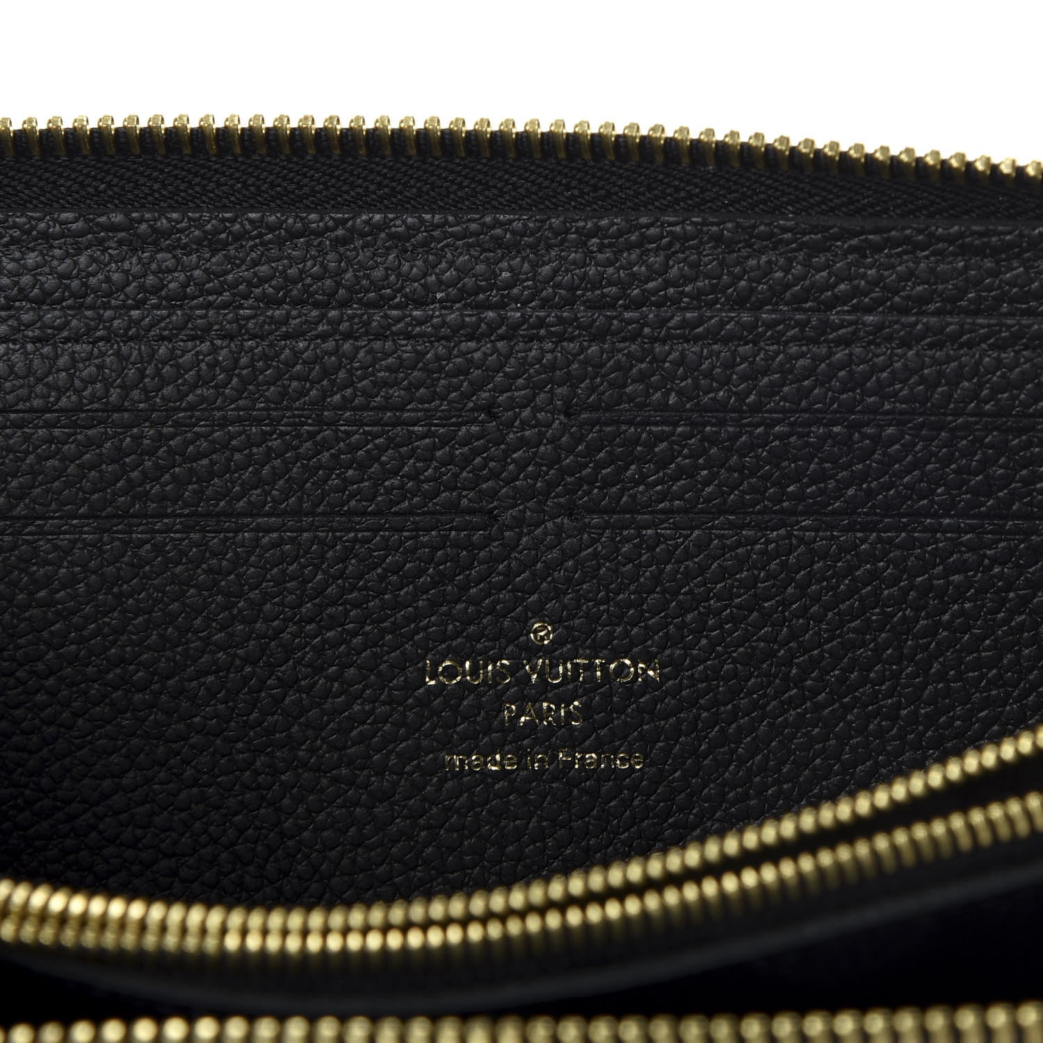 Louis Vuitton Empreinte Clemence Wallet Black 6 of 8
